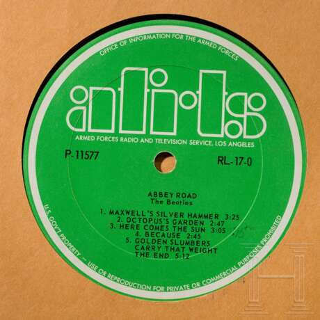 Zehn Schallplatten der AFRTS (Armed Forces Radio & Television Service) - Beatles und weitere Interpreten - photo 3