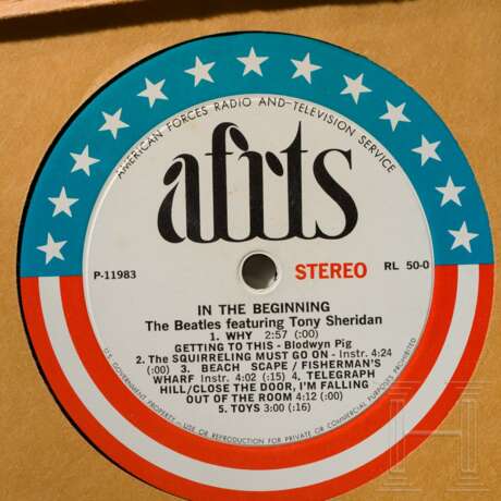 Zehn Schallplatten der AFRTS (Armed Forces Radio & Television Service) - Beatles und weitere Interpreten - фото 6