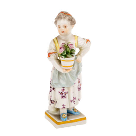 MEISSEN, Porzellanfigur aus der Serie „Gärtnerkinder“, 1860-1924. - Foto 1