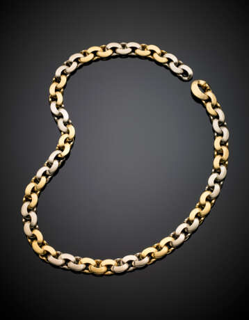 POMELLATO | Lunga catena in oro bianco e giallo trasformabile in collier di cm 33 - photo 1