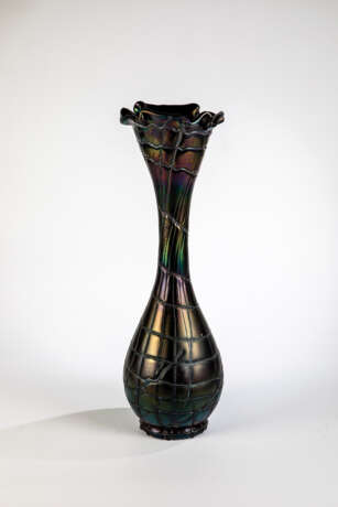 Hohe keulenförmige Vase - Foto 1