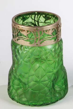 Vase mit Metallmontierung - photo 1