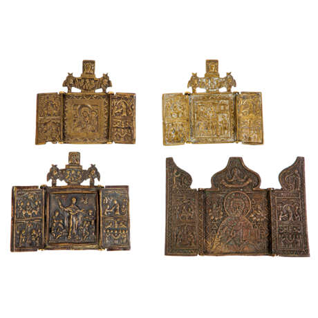 Vier Bronze-Triptychen - фото 1