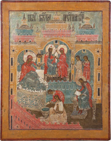 Monumentale Ikone mit der Geburt Johannes des Täufers - photo 1