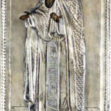 Kleine Ikone mit dem Heiligen Simeon mit Vermeil-Oklad - фото 1