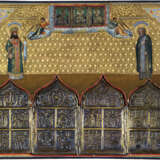 Große Ikone mit dem Heiligen Feodosij von Uglitsch und Seraphim von Sarow - Foto 1
