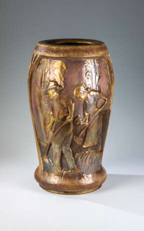 Große seltene Vase ''Heuernte'' - Foto 1