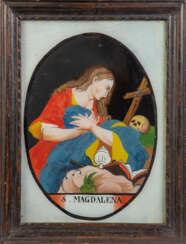 Hinterglasbild mit Maria Magdalena