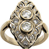 Art Déco Ring mit Diamanten - Foto 1