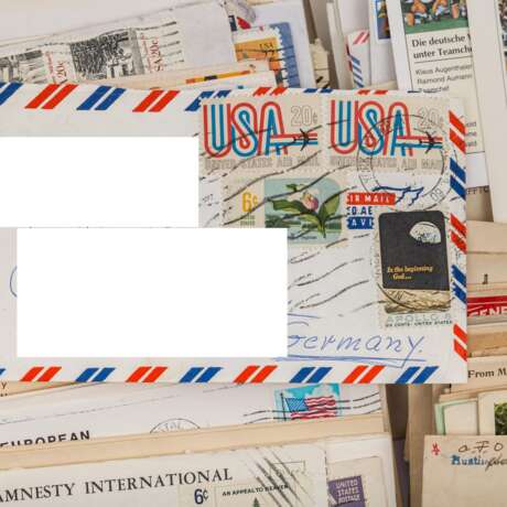 USA umfangreicher Posten an Briefen und Karten, - photo 6