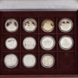 SILBER - Schatulle mit 11 Münzen - Foto 2
