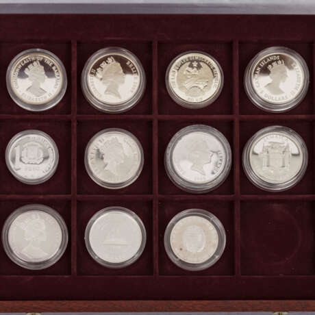 SILBER - Schatulle mit 11 Münzen - photo 3