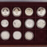 SILBER - Schatulle mit 11 Münzen - Foto 3