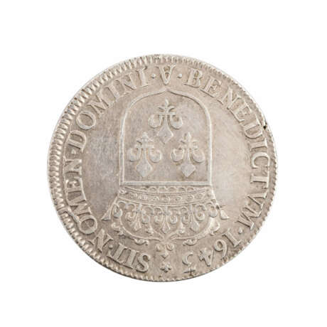 Frankreich - Ludwig XIII., 1610-1643, 1/4 Ecu 1643 A, Paris. - photo 2
