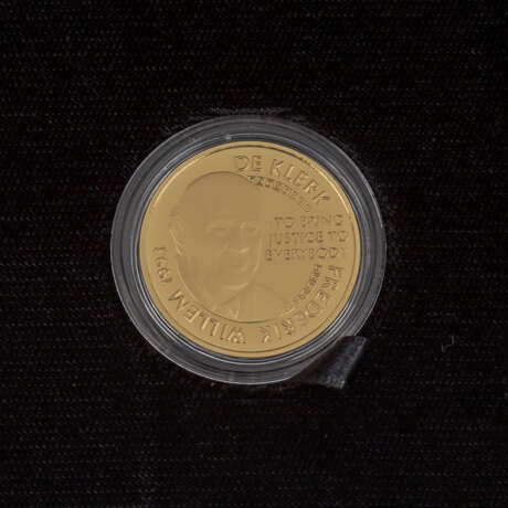Südafrikanische Nobelpreisträger - 4 x 1/4 Unze Gold, - фото 3