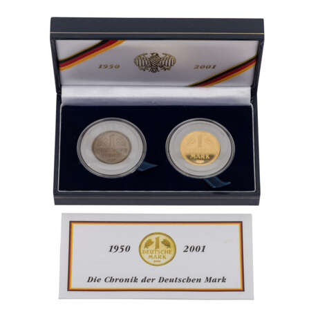 BRD/GOLD - 1 Deutsche Mark in GOLD 2001 A, - photo 1