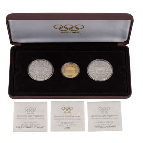 100 Jahre Olympische Spiele in GOLD und SILBER, - фото 1