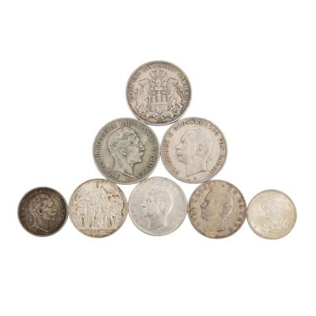 Deutsches Kaiserreich - Kleinkonvolut an Silbermünzen, - photo 1