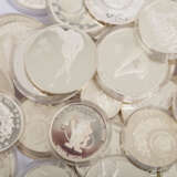 Thematik Olympische Spiele - ca. 50 Silbermünzen in einer Tüte, - Foto 2