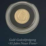 Frankreich 2013, 3 x 5 Euro + 3 x 25 Euro, dazu Goldmedaille - фото 2