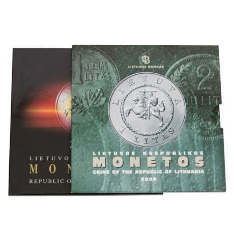 Kursmünzensätze Eurozeit und davor, in großer Box, - photo 2