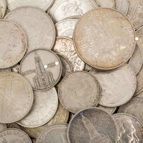 Silbermünzen aus aller Welt - - photo 3