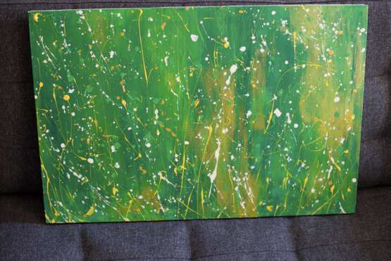 “The element of earth Spring” Canvas Acrylic paint Expressionist Landscape painting 2020 - photo 2