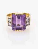 Ring mit Amethyst und Brillanten