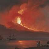 Italien um 1830/40. Vulkanausbruch am Vesuv - фото 1