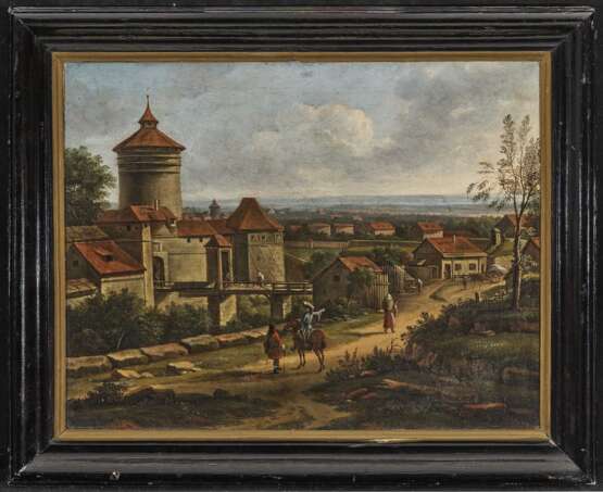 Art des Bemmel, Georg Christoph Gottlieb von . Nürnberg - Das Frauentor von Südosten mit Blick auf das Laufer Tor   - photo 2