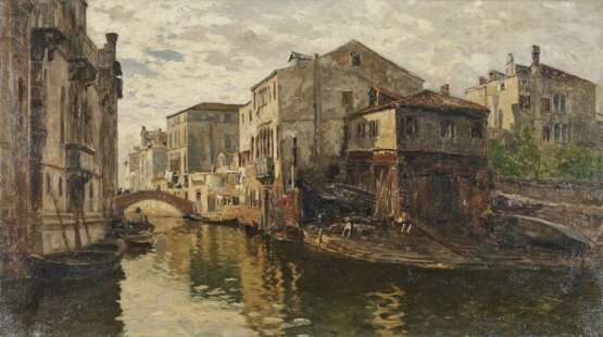 Ciardi, Giuglielmo . Kanal in Venedig   - фото 1