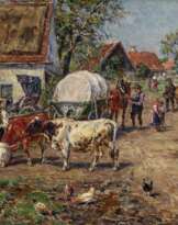 Vor dem Bauernhaus