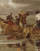 Fischer auf dem Wasser