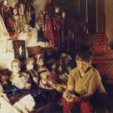 Margit, Anna . Puppe mit schwarzen Zöpfen. 1979 - photo 2