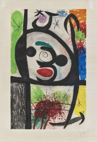 Miró, Joan . La Femme Toupie. 1974   - photo 1