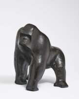 Gorilla schreitend