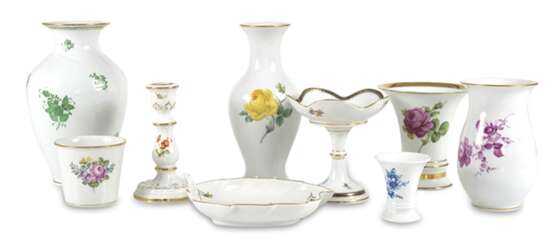 6 Vasen, Leuchter, 2 Schalen - Foto 1