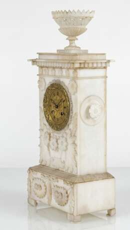 Pendule, Alabaster, 19. Jahrhundert - Foto 2