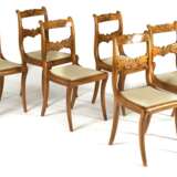 6 Biedermeier-Stühle, Um - photo 1
