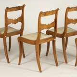 6 Biedermeier-Stühle, Um - фото 2