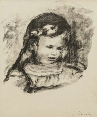 Renoir, Pierre Auguste - Claude Renoir, le tête baissée - Foto 1