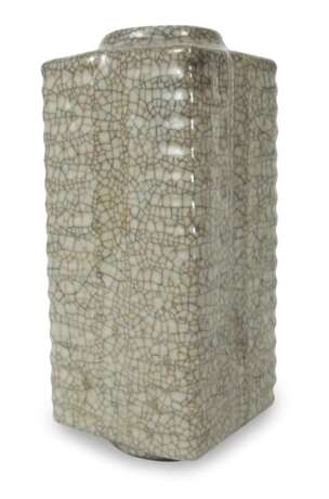 Cong'-förmige Vase mit craquelierter Glasur - Foto 1