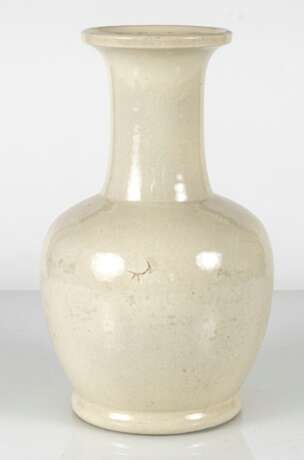 Vase mit cremefarbener craquelierter Glasur - photo 2