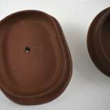 Vier Teekannen aus Yixing-Keramik und Zinn - photo 6