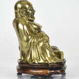 Bronzefigur des sitzenden Budai - Foto 4
