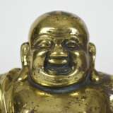 Bronzefigur des sitzenden Budai - Foto 6