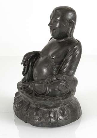 Bronze des sitzenden Budai - Foto 2