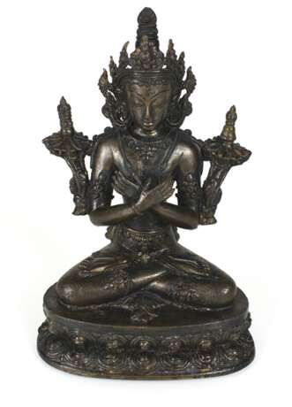 Bronzefigur des Vajradhara - photo 1