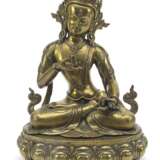 Feuervergoldete Bronze des Vajrasattva - Foto 1