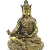 Feuervergoldete Bronze des Padmasambhava - photo 1